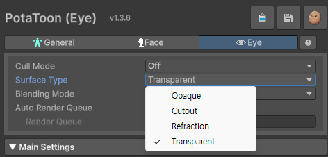 EyeShaderSurfaceType